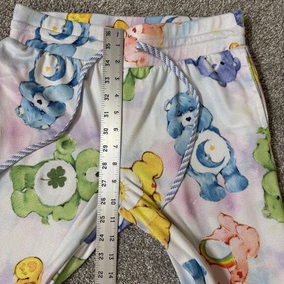 Care Bears Pajama Pants Womens XS Pastel Multicolor Lounge Sleep Drawstring - Picture 7 of 8